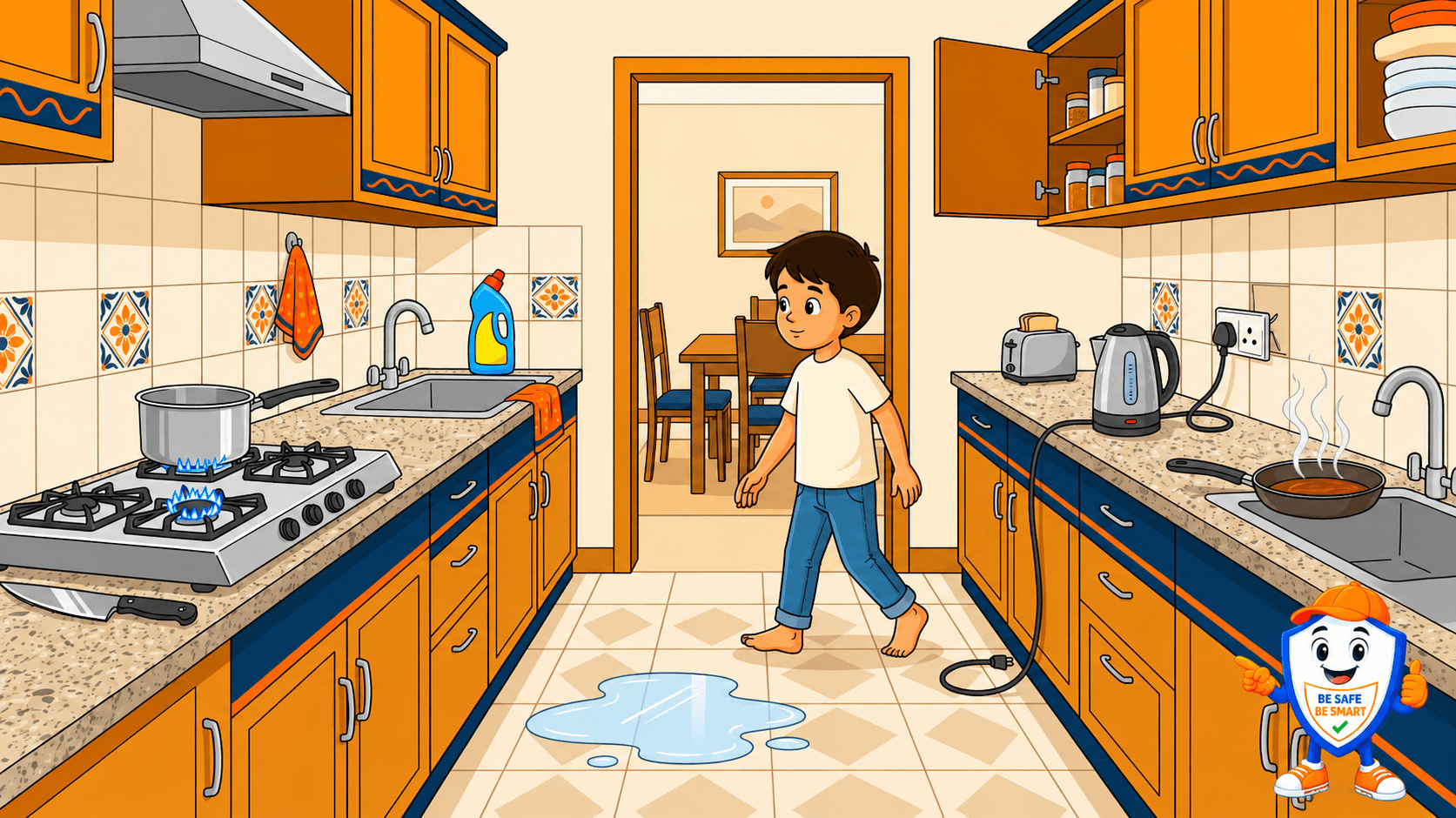 Spot the Danger: Kitchen Safety