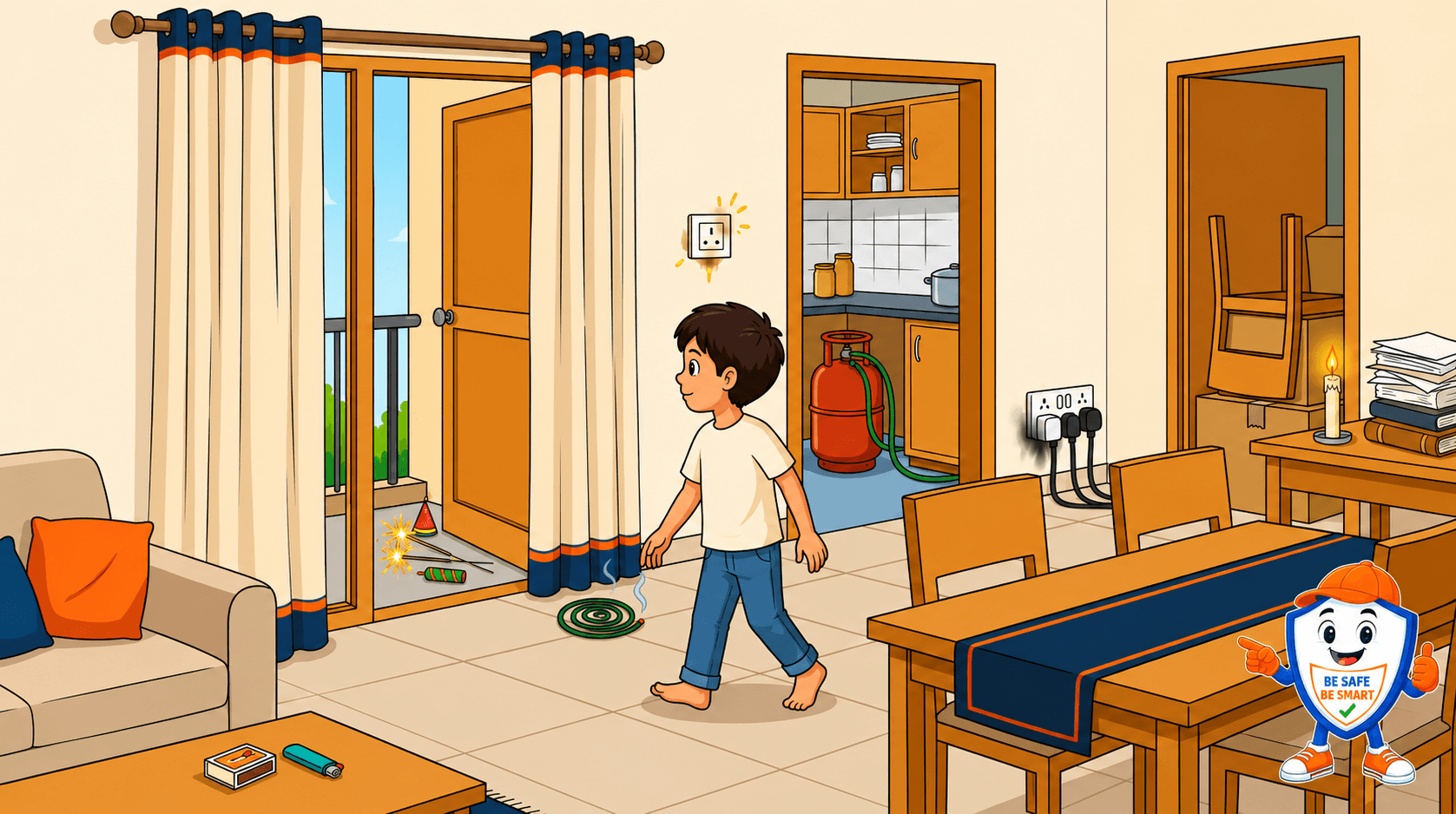 Spot the Danger: Fire Safety