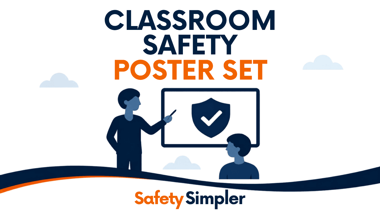 Classroom Safety Poster Set