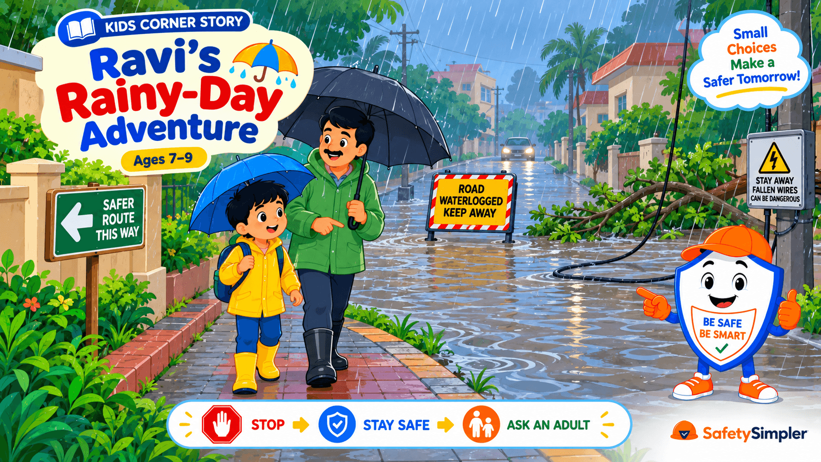 Ravi's Rainy-Day Adventure